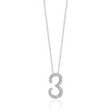 Number Necklace - 3 -three