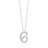 Number Necklace - 6 -six