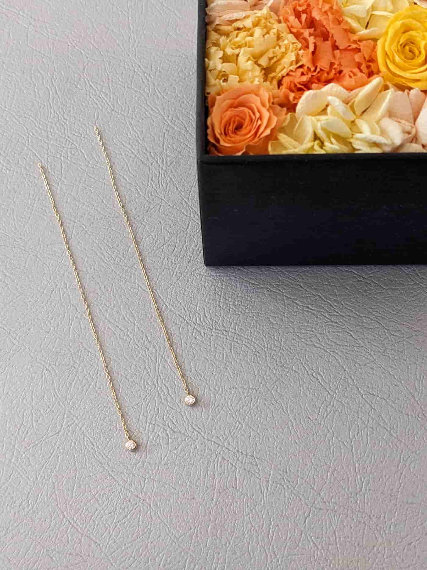 お好みのダイヤの大きさ・チェーンの長さでオーダー