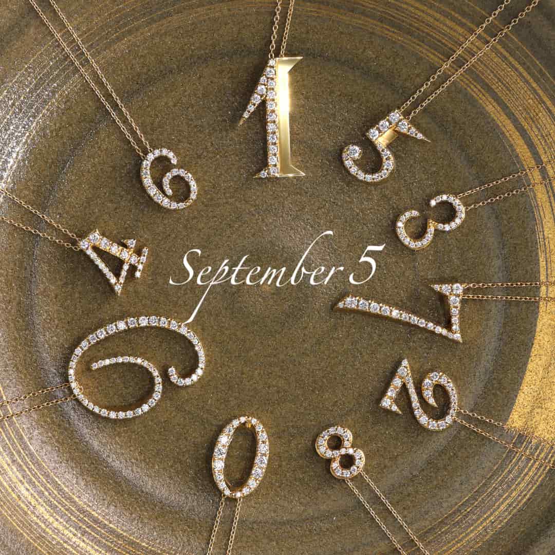 大流行の数字ネックレス ナンバーネックレスに込められた数字の意味とは？