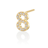 ナンバーピアス Number Earring-8-eight