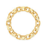 K18チェーンリング-ルリエ Chain Ring-relier