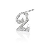 ナンバーピアス Number Earring-2-two