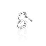ナンバーピアス Number Earring-3-three