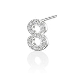 ナンバーピアス Number Earring-8-eight