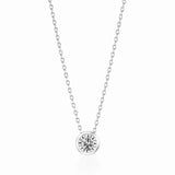Bezel Setting Necklace - 0.5ct