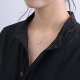 Bezel Setting Necklace - 0.5ct