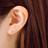 Bezel Setting Earring - 0.1ct