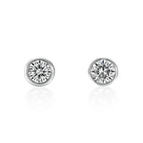 Bezel Setting Earring - 0.5ct