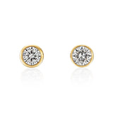 Bezel Setting Earring - 0.5ct