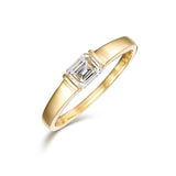 Emerald Cut Ring 0.5ct - エメラルドカットリング