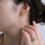 Hoop Earring - airy brilliance