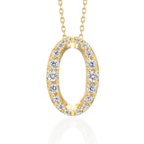Number Necklace - 0 -zero