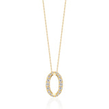 Number Necklace - 0 -zero