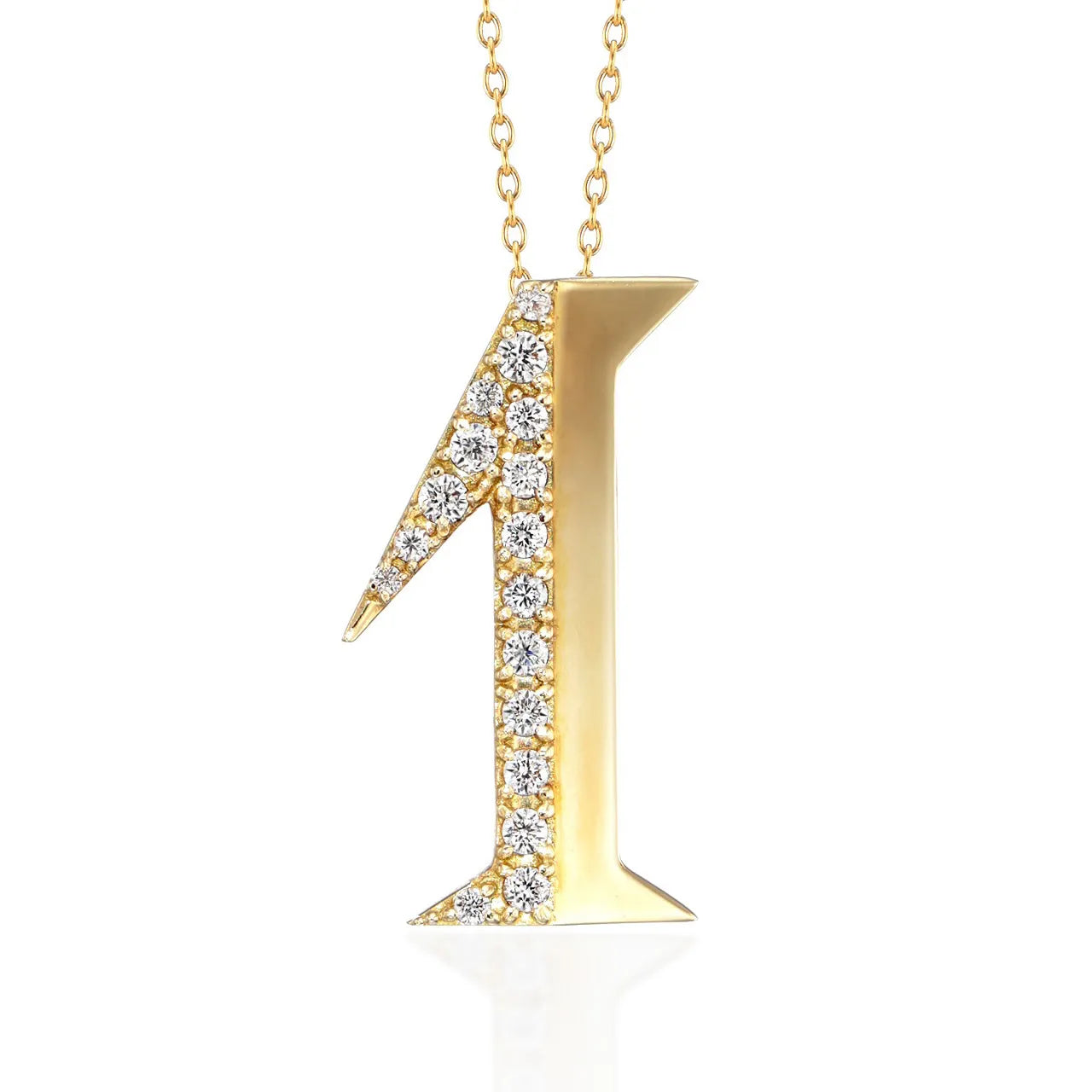 Number Necklace - 1 -one