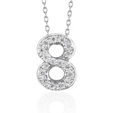 Number Necklace - 8 -eight