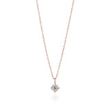 Prong Setting Necklace - 0.1ct