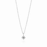 Prong Setting Necklace - 0.1ct
