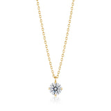 Prong Setting Necklace - 0.5ct