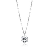 Prong Setting Necklace - 1.0ct