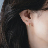 ナンバーピアス Number Earring-6-six