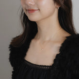 一粒ダイヤネックレス Prong Setting Necklace - 0.1ct
