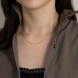 チェーンネックレス-ステーション Station Chain Necklace