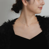 一粒ダイヤピアス Prong Setting Earring - 0.5ct