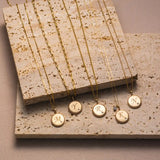 Initial Coin Pendant Top