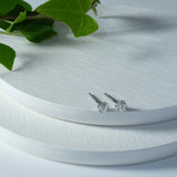 一粒ダイヤピアス Prong Setting Earring - 0.5ct