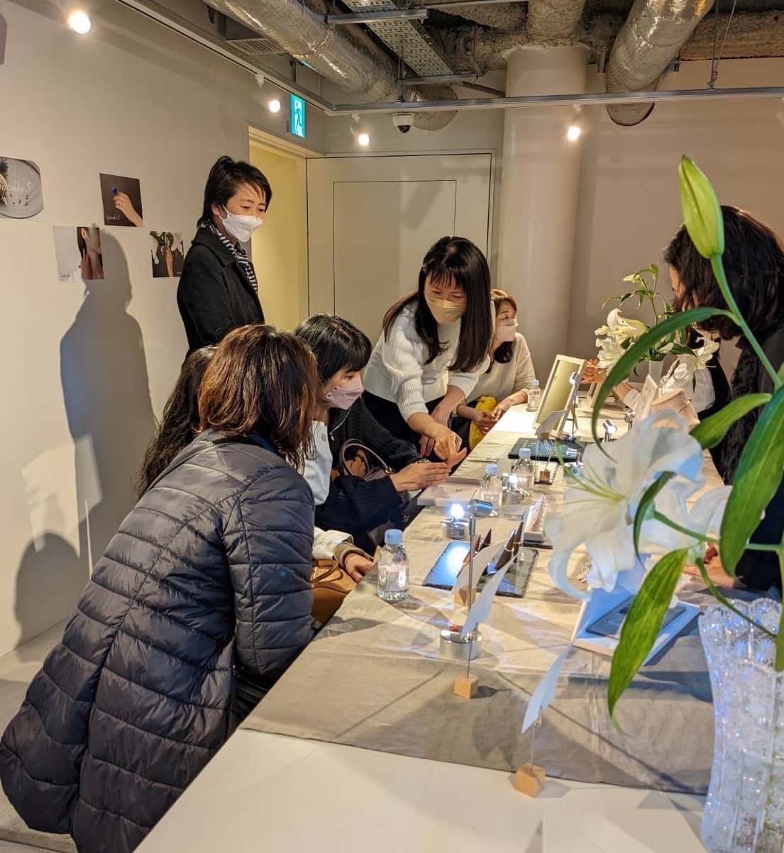ラボグロウンダイヤモンド専門店『september5』の2022年3月26日東京下北沢tefe studioにて行われたポップアップショップの様子。